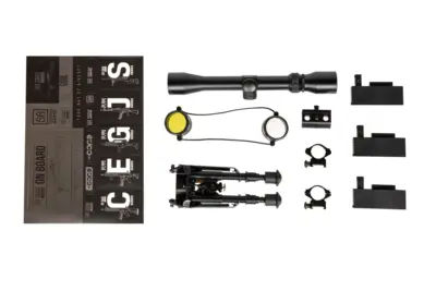 Replika karabinu wyborowego SA-S02 CORE™ High Velocity z lunetą i dwójnogiem - Czarna - obrazek 5