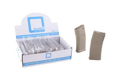 Zestaw 10 magazynków mid-cap 140 kulek do M4/M16 - tan - obrazek 3