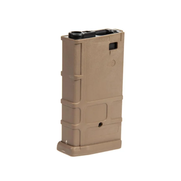 asgbox.pl - Krótki magazynek hi-cap 190 kulek do replik M4/M16/Masada - tan