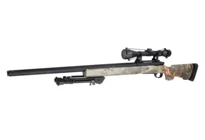 Replika karabinu snajperskiego SW-04 (z lunetą i dwójnogiem) - jungle camo - obrazek 4