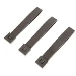 asgbox.pl - Zestaw 3 polimerowych klamer 5" - Mass Grey