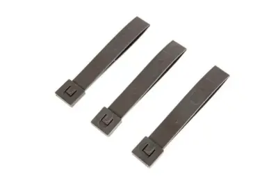 asgbox.pl - Zestaw 3 polimerowych klamer 5" - Mass Grey