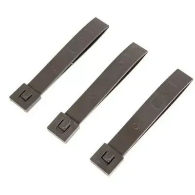 asgbox.pl - Zestaw 3 polimerowych klamer 5" - Mass Grey