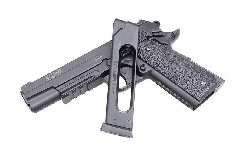 Pistolet wiatrówka Swiss Arms GSR 1911 OD-G-CYB-02-005240-00 asgbox.pl Pistolet wiatrówka Swiss Arms GSR 1911 - obrazek 4