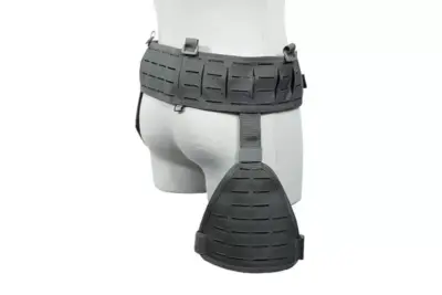 Pas taktyczny Laser-Cut z panelem udowym - Primal Grey - obrazek 3