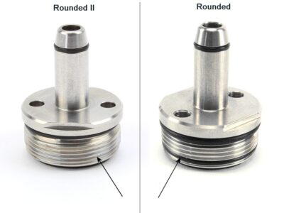 Stainless steel ROUNDED II cylinder head for VSR sniper rifles - obrazek 6