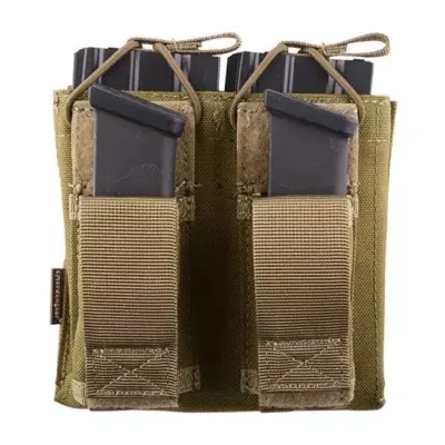 Alternative view of Podwójna ładownica Open Top na magazynki M4/M16 + pistoletowe - khaki