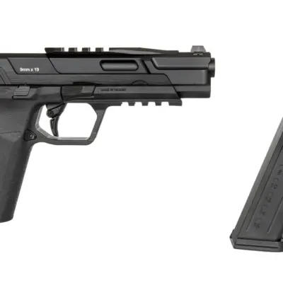 Alternative view of Replika pistoletu Piranha TR - czarna