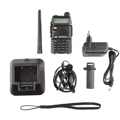 dwukanałowa radiostacja Baofeng UV-5R - krótka bateria (VHF / UHF)
