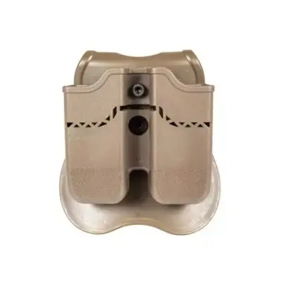Podwójna ładownica na magazynki pistoletowe Glock - Tan UTT-19-025665-00 asgbox.pl
