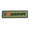 asgbox.pl - Naszywka 3D - I Love Airsoft
