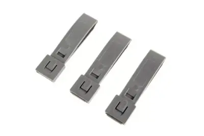 asgbox.pl - Zestaw 3 polimerowych klamer 3" - Foliage Green