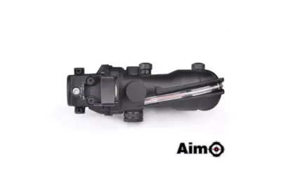 Replika lunety ACOG 4X32C (z podświetleniem światłowodowym i celownikiem RMR) - czarna - obrazek 4