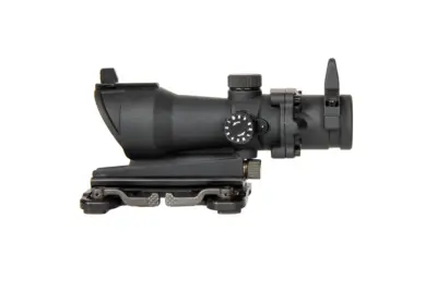 asgbox.pl - Replika lunety ACOG Style 4x32 z podświetleniem i montażem QD - czarna
