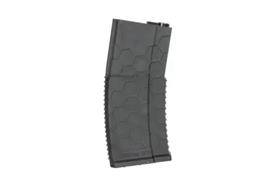 asgbox.pl - Polimerowy magazynek mid-cap HX 120 kulek do replik M4/M16 - czarny