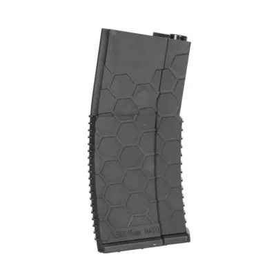 asgbox.pl - Polimerowy magazynek mid-cap HX 120 kulek do replik M4/M16 - czarny