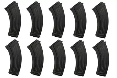 Zestaw 10 low-cap 70 kulek do replik typu AK47 - obrazek 2