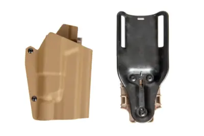 asgbox.pl - Kydexowa kabura do pistoletu Glock z latarką X300 - Dark Earth