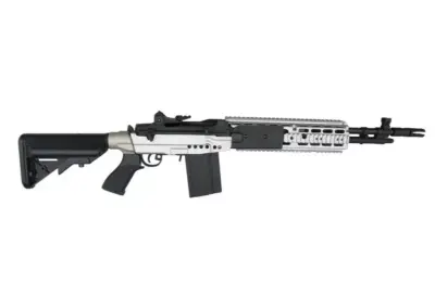 Replika karabinu CM032 EBR SF - srebrna - obrazek 3