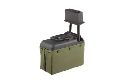 asgbox.pl - Magazynek pudełkowy 1500 kulek do repliki typu M249 - ranger green