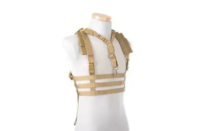 Kamizelka taktyczna Chest Rig typu Low Profile - Tan - obrazek 3