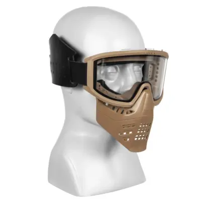 Alternative view of Maska z goglami JT full Face - Dark Earth