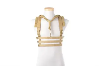 Kamizelka taktyczna Chest Rig typu Low Profile - Tan - obrazek 4