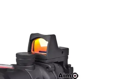 Replika lunety ACOG 4X32C (z podświetleniem światłowodowym i celownikiem RMR) - czarna - obrazek 5
