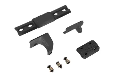 asgbox.pl - Modułowy chwyt Hand Stop Kit na szynę KeyMod - czarny