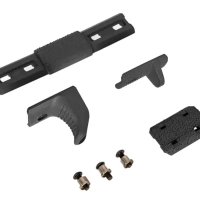 asgbox.pl - Modułowy chwyt Hand Stop Kit na szynę KeyMod - czarny