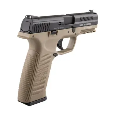 Replika pistoletu BLE - Alpha - Czarny/Tan ICS-02-016419-00 asgbox.pl