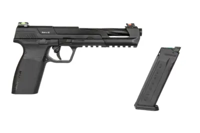 Replika pistoletu Piranha SL - czarna - obrazek 4