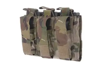 Potrójna ładownica Open Top na magazynki M4/M16 + pistoletowe - Multicam - obrazek 2