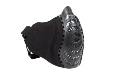 Maska Half Face - czarna - obrazek 2