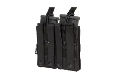 Ładownica Quick Release na 2 magazynki typu M4/M16 - czarna - obrazek 2
