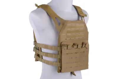 Kamizelka taktyczna typu Jump Laser-Cut - tan - obrazek 2