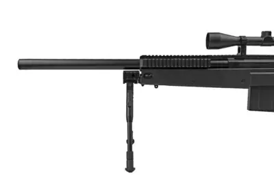 Replika karabinu snajperskiego MB4406D - z lunetą i dwójnogiem - obrazek 4