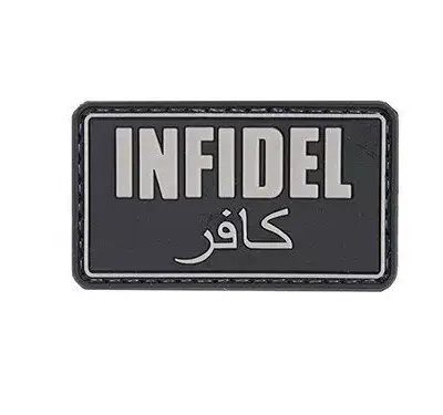 asgbox.pl - Naszywka 3D - Infidel - Black