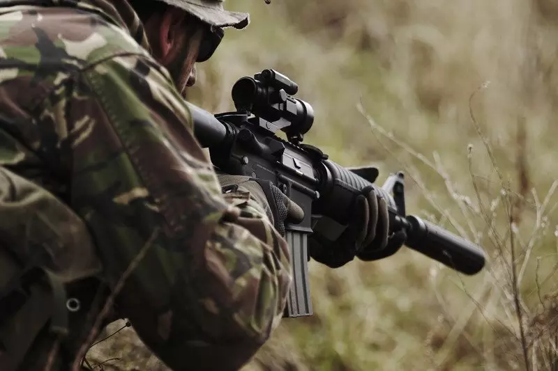 Replika celownika kolimatorowego Battle II z celownikiem laserowym THO-10-009072-00 asgbox.pl Replika celownika kolimatorowego Battle II z celownikiem laserowym - obrazek 4