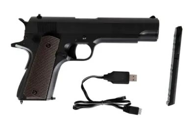 Replika pistoletu elektrycznego CM123S MOSFET Edition - czarna - obrazek 5