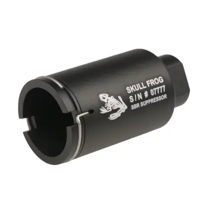 asgbox.pl - Tłumik płomienia / koncentrator gazów wylotowych Skull Frog Mini - Czarny