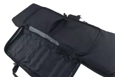 Duży podwójny pokrowiec na broń 110cm - czarny - obrazek 5
