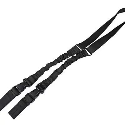 asgbox.pl - Dwupunktowy pas nośny Bungee - czarny