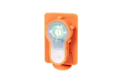 Marker elektroniczny Lightbuck Card Button - pomarańczowy (zielone światło) - obrazek 2