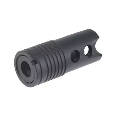 Alternative view of Stalowy tłumik płomieni do replik AK - czarny