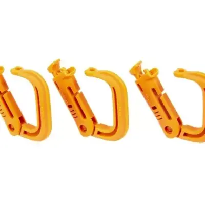 asgbox.pl - Zestaw 3 klamer typu Grmlock - pomarańczowy