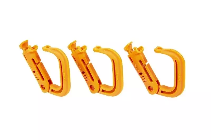 Zestaw 3 klamer typu Grmlock - pomarańczowy OD-G-FMA-24-022873-00 asgbox.pl asgbox.pl - Zestaw 3 klamer typu Grmlock - pomarańczowy