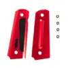 Aluminiowe okładziny chwytu TYPE B do pistoletów typu Colt 1911 - czerwone OD-G-FMA-09-023007-00 asgbox.pl