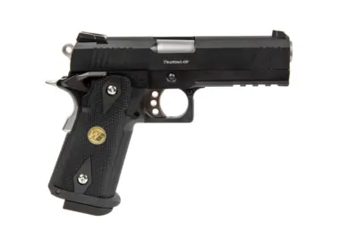 Replika pistoletu Hi-Capa 4.3 Maple Leaf OPS Special Edition - czarna - obrazek 3
