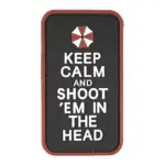 asgbox.pl - Naszywka 3D - Keep Calm And Shoot